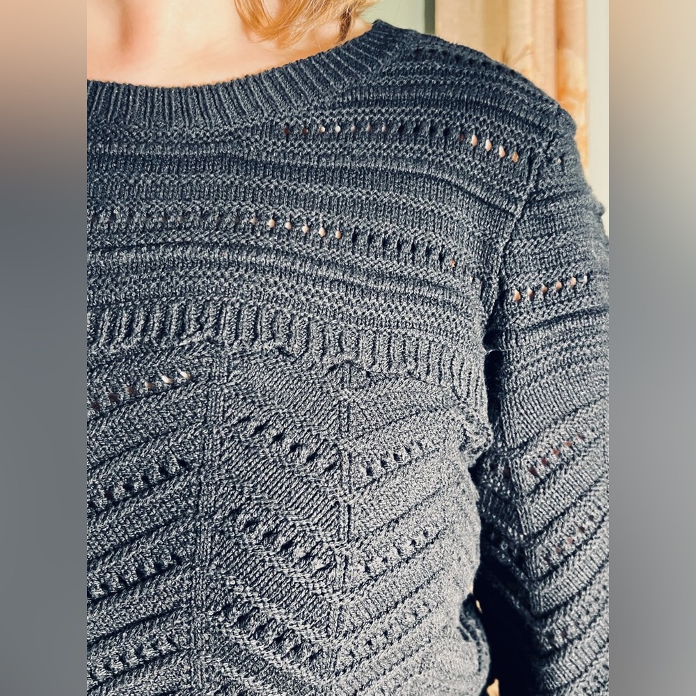 Catherine Malandrino Black Knit Sweater
